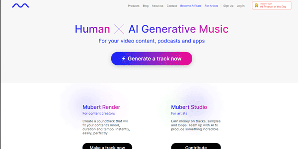 Mubert AI logo