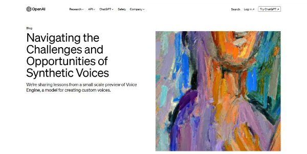 Voice Engine by OpenAI logo