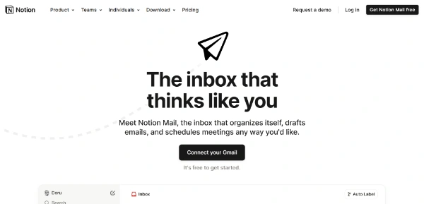 Avis Notion Mail logo