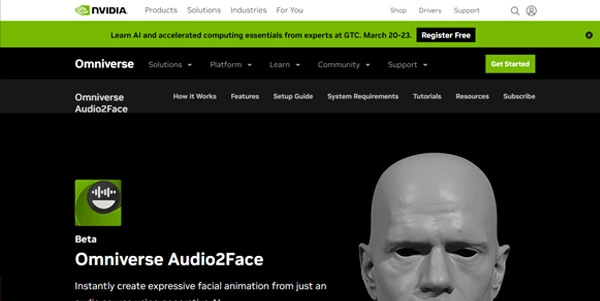 Omniverse Audio2Face logo
