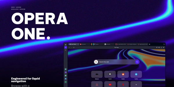 Opera One Browser logo