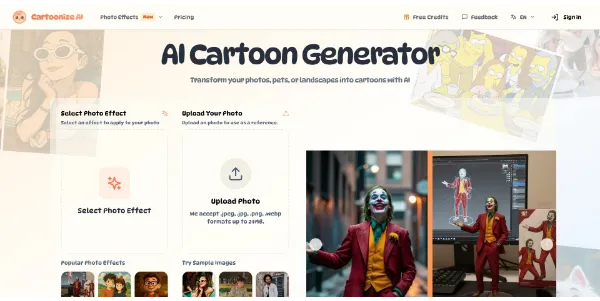 Cartoonize AI logo