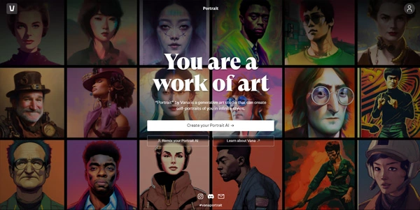 Vana Portrait logo