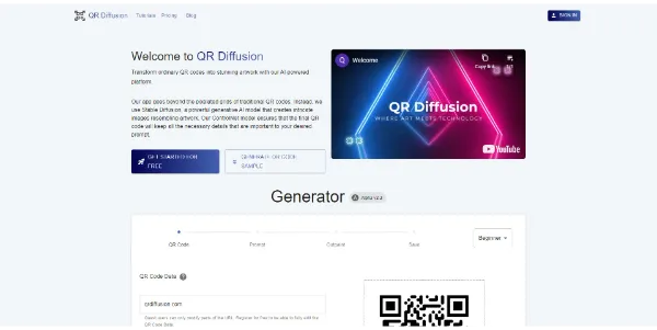 QR Diffusion logo