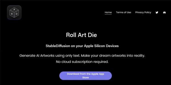 Roll Art Die logo