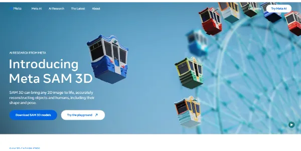 Meta SAM 3D logo