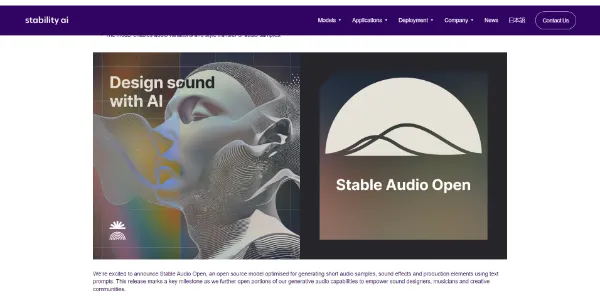 Stable Audio Open logo