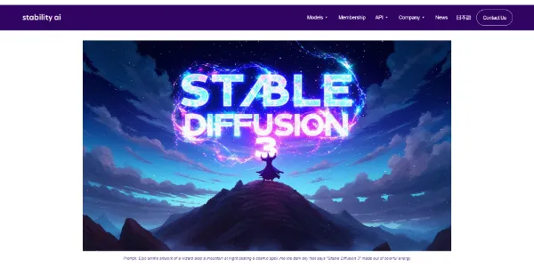 Stable Diffusion 3 logo