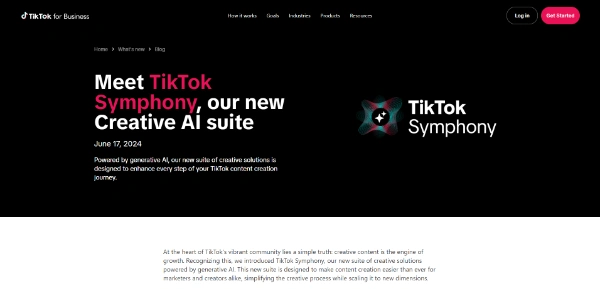 TikTok Symphony logo
