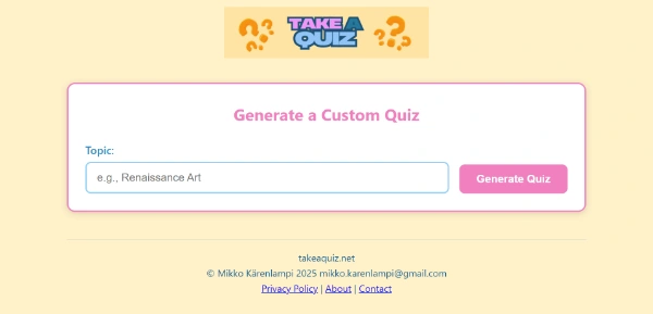 Take a Quiz