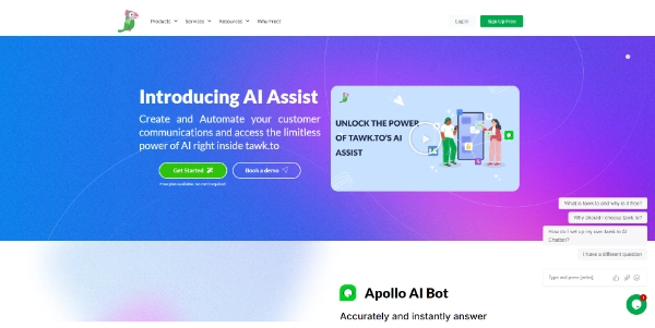 AI Assist by Tawk logo