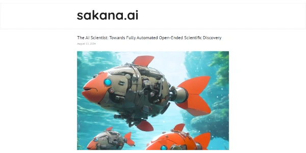 The AI Scientist by Sakana logo