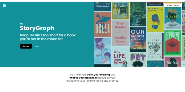 The StoryGraph logo