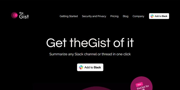 theGist logo