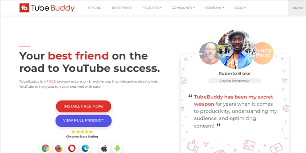 TubeBuddy logo