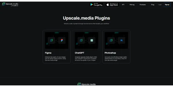 Plugins by Upscale.media logo