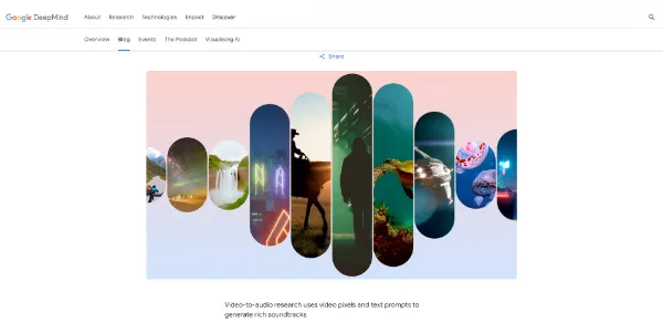 V2A by Google DeepMind logo