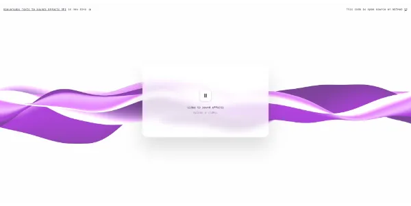 Video to Sounds Effects logo