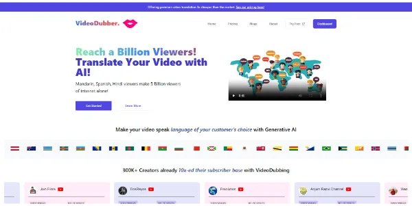 VideoDubber logo