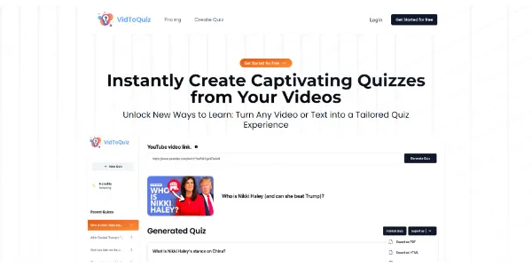 VidToQuiz logo
