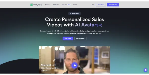 AI Avatars by Vidyard logo