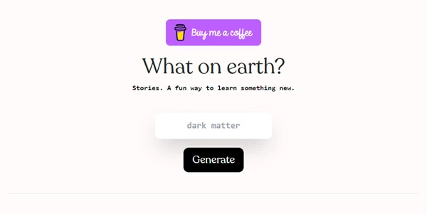 What on earth? logo