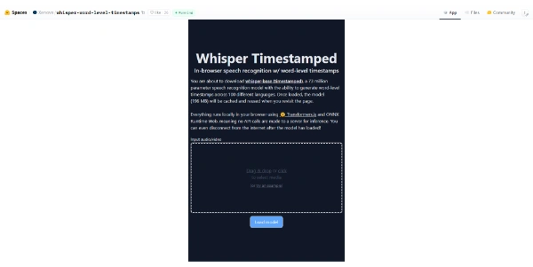 Whisper Timestamped logo
