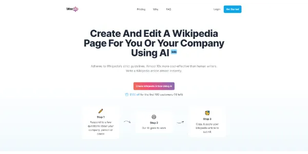 Wikipedia Article AI logo