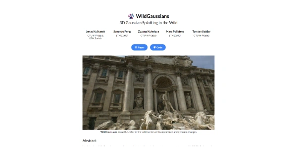 WildGaussians logo