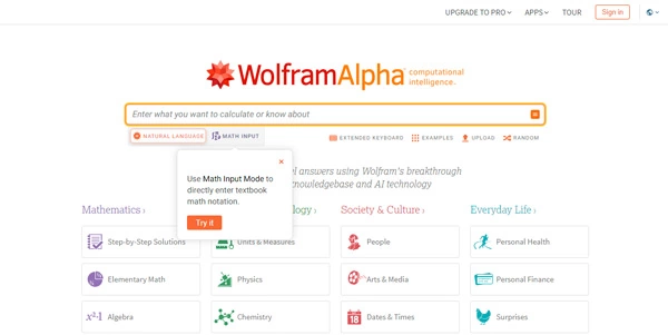 WolframAlpha logo