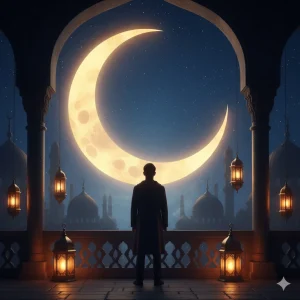 Eid Mubarak Moon