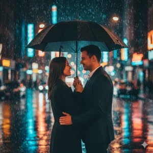 Cinematic Rain Romance