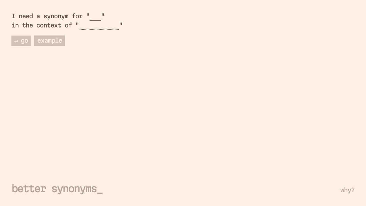 better synonyms logo