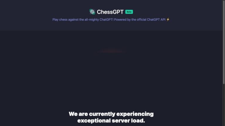 Powerful Chessgptplay AI Tool Review