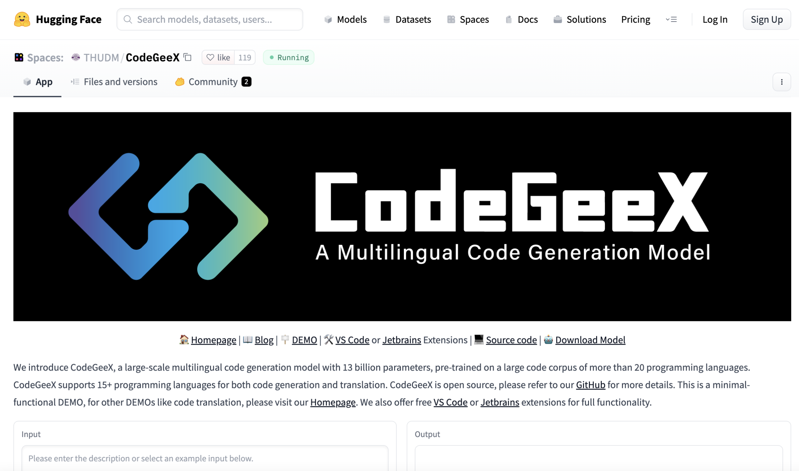 CodeGeeX logo