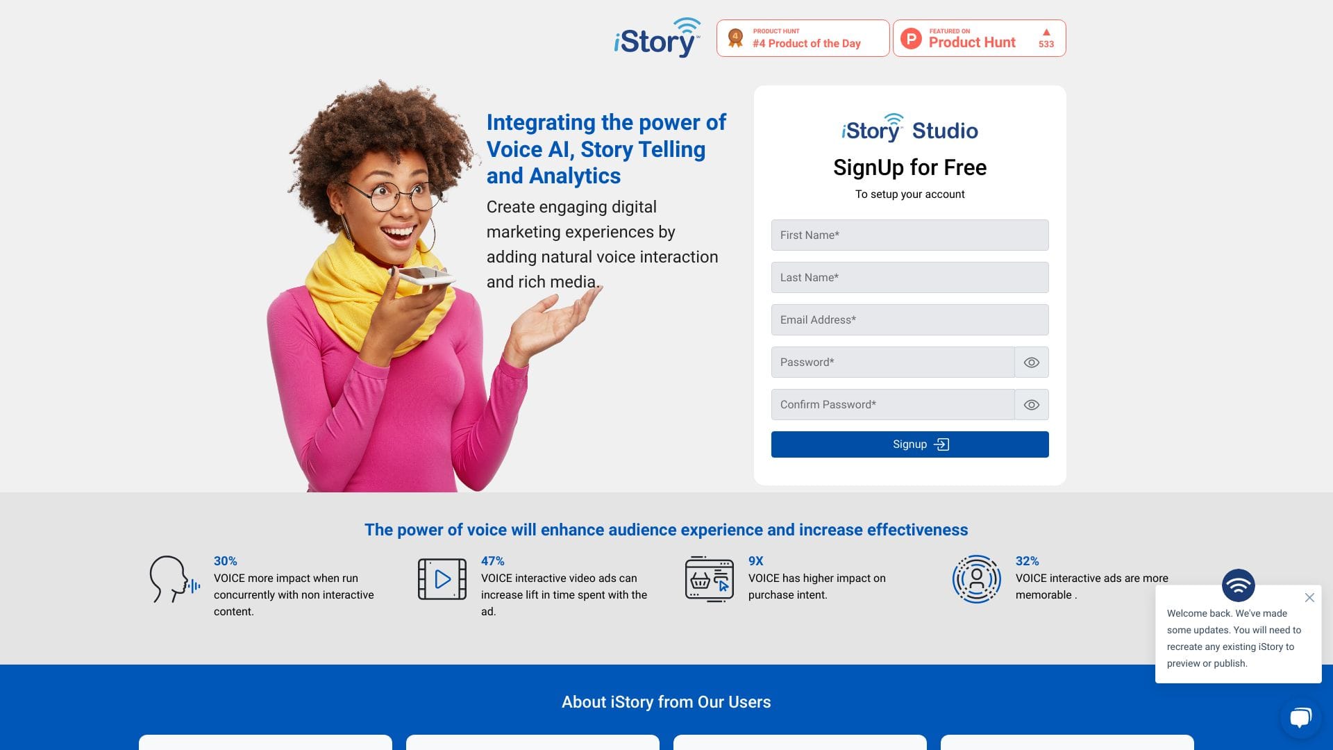 iStory logo