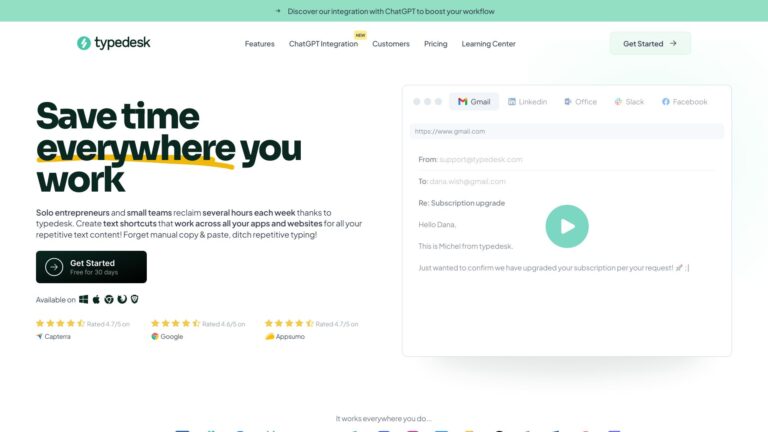 Best Typedesk AI Tool Review