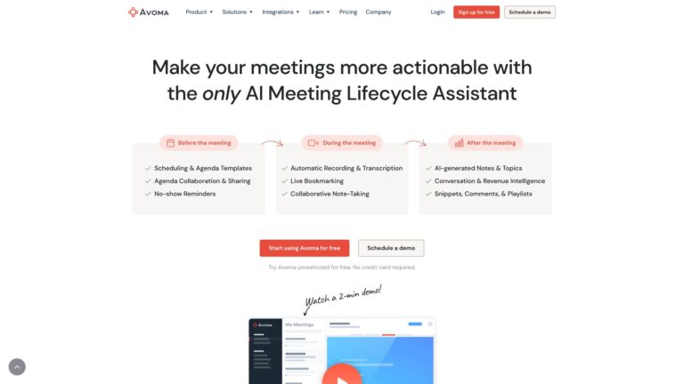Popular Avoma AI Tool Review