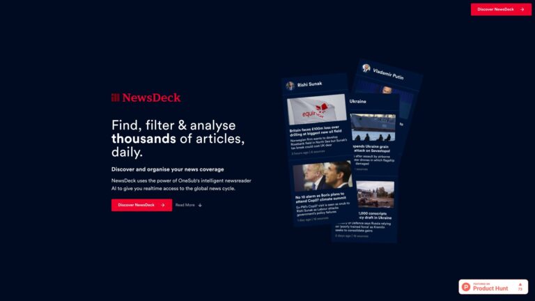Best Onesub Newsdeck AI Tool Review