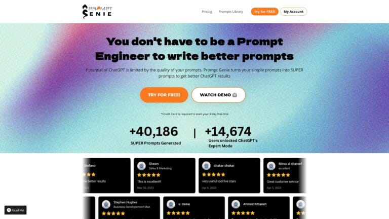 Popular Prompt Genie AI Tool Review