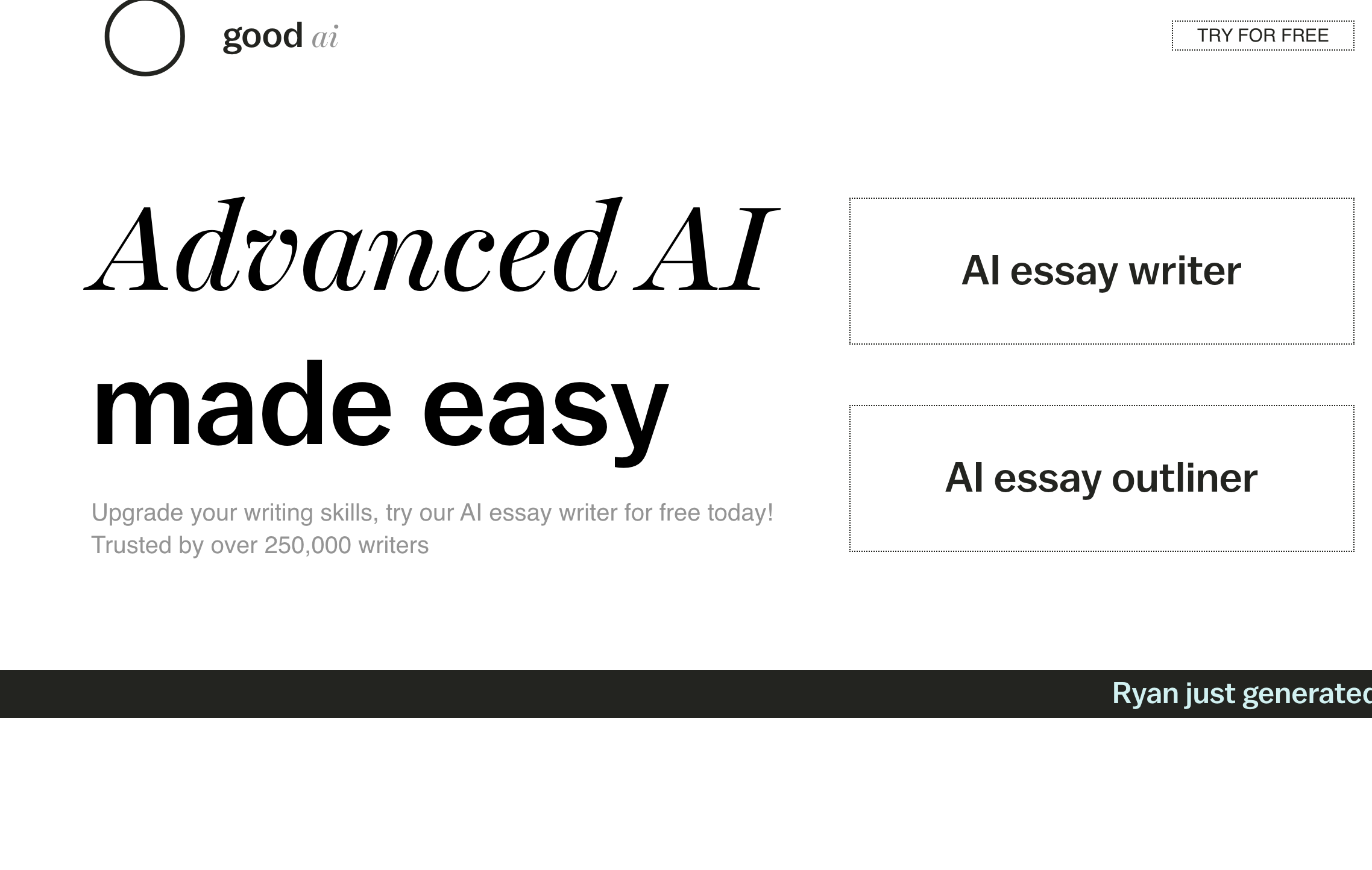 The Good AI logo
