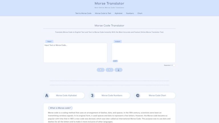 Popular Morsetranslator.com AI Tool Review