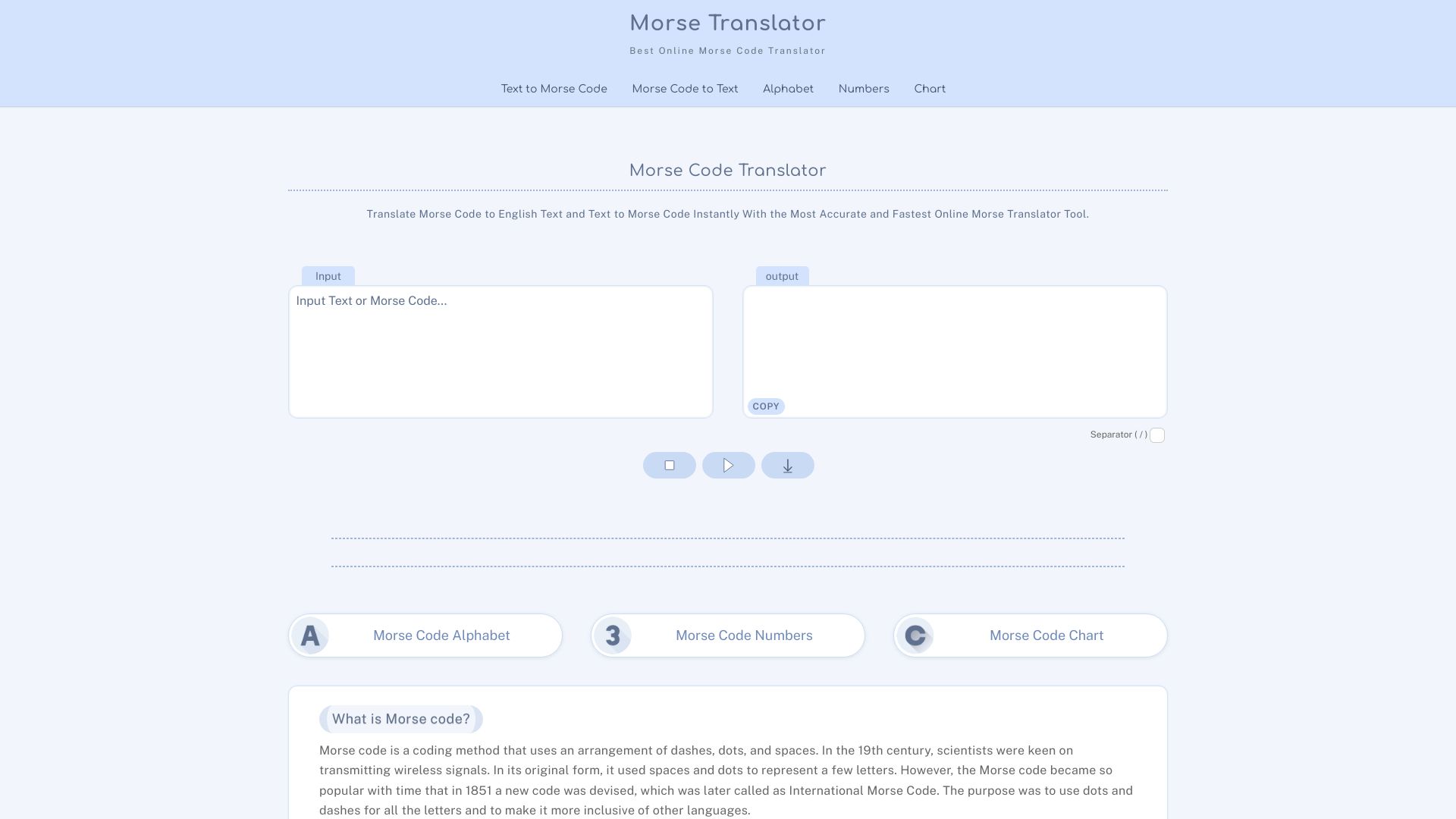 MorseTranslator.com logo