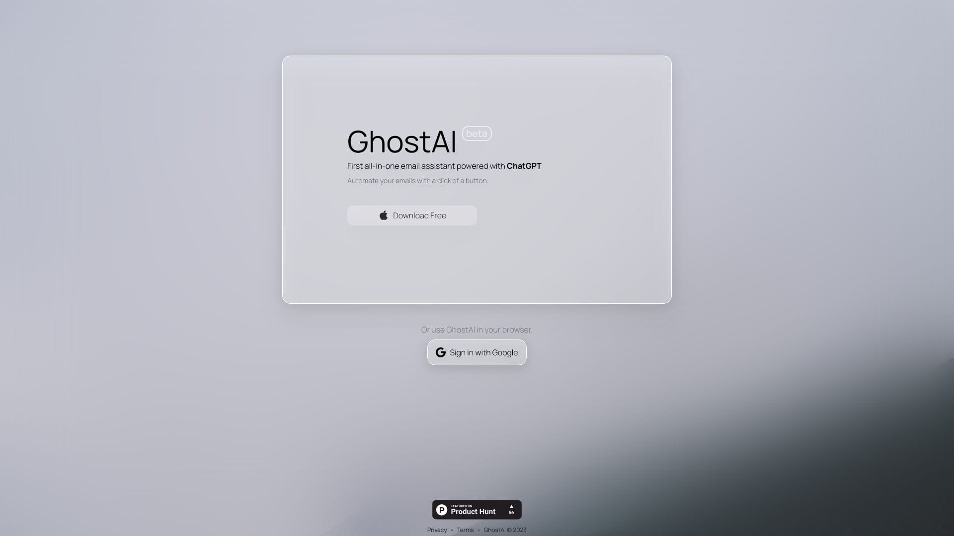 GhostAI logo