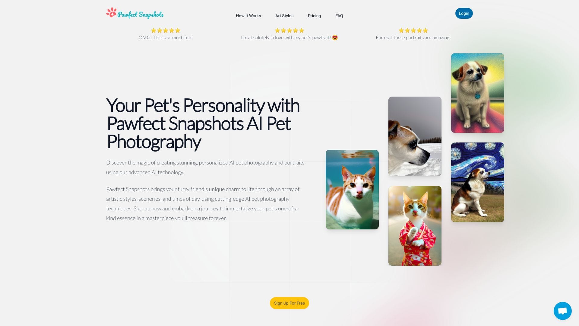 Pawfect Snapshots logo