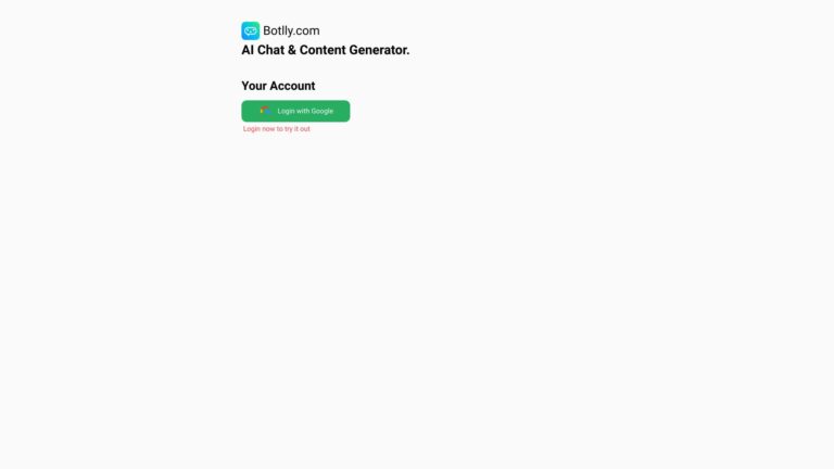 Free Botlly.com AI Tool Review