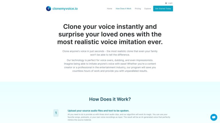 Top Clonemyvoice.io AI Tool Review