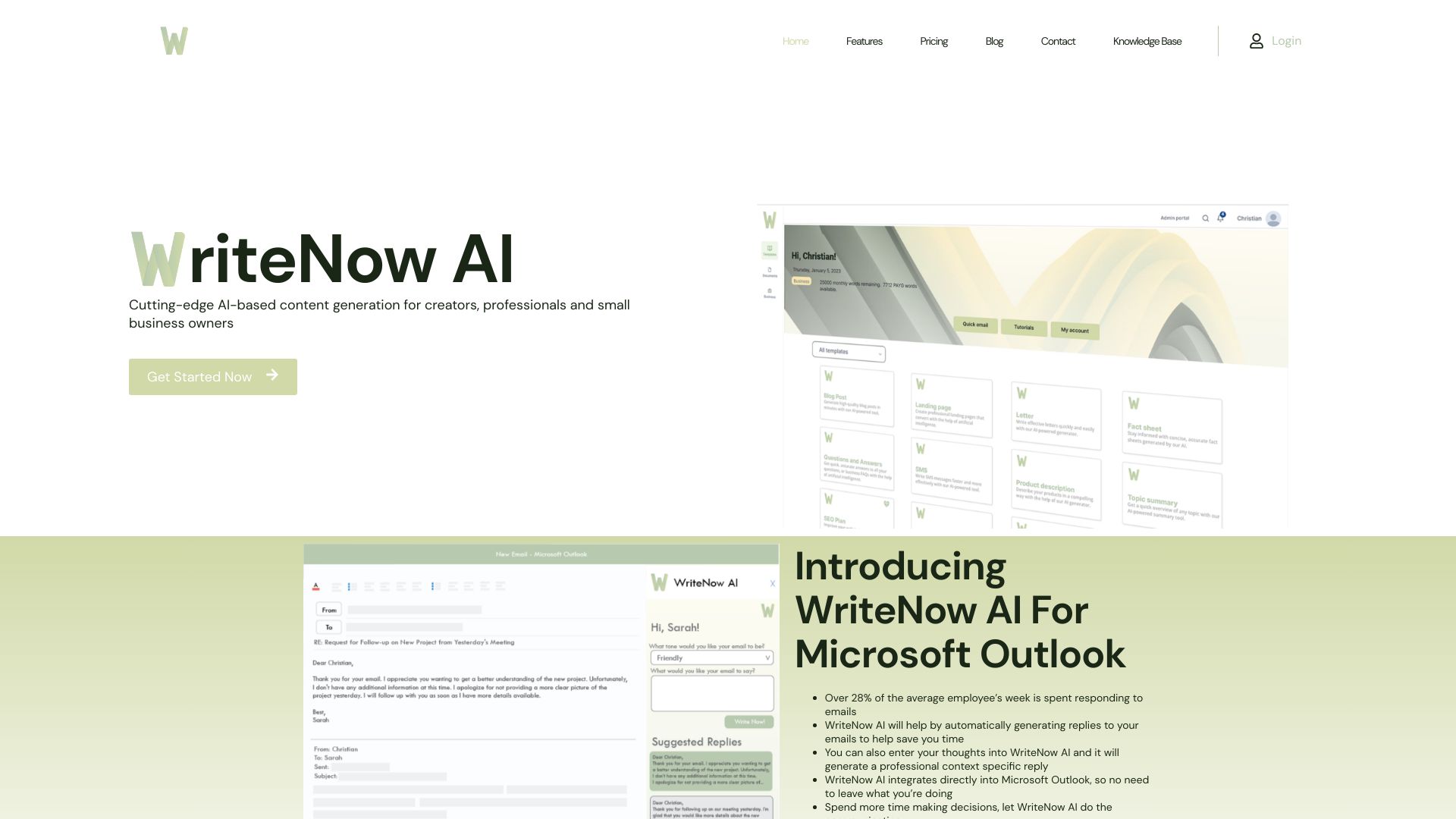WriteNow AI logo