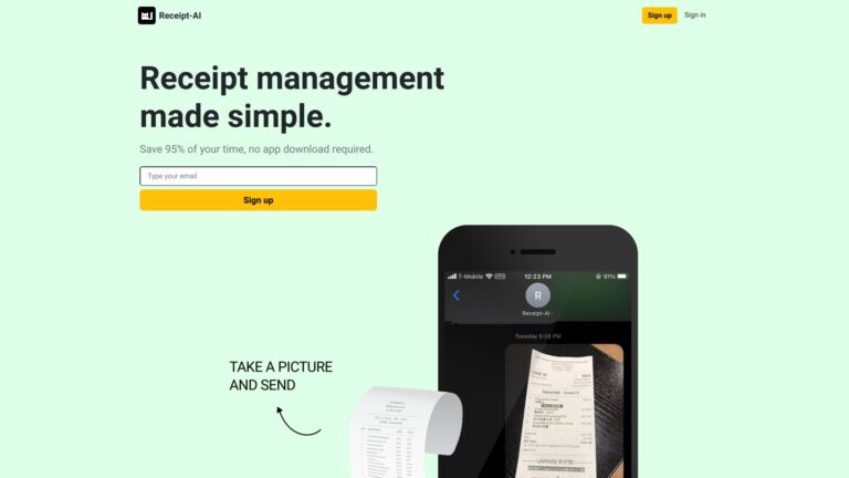 Free Receipt AI Tool Review