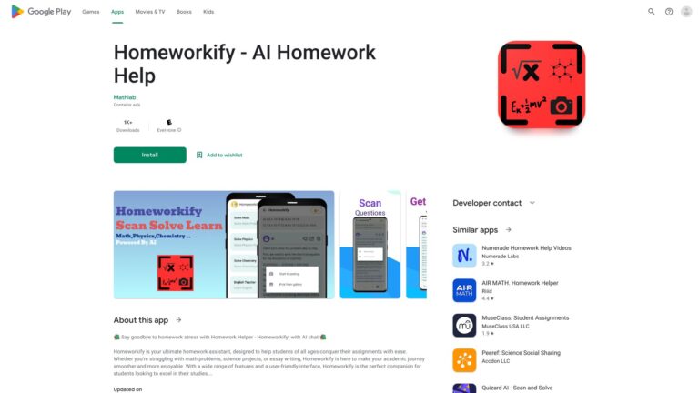 Innovative Homeworkify AI Tool Review